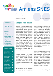 Publication n¬∞3 - Mars 2017