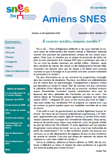 Septembre 2020 - Bulletin n¬∞1