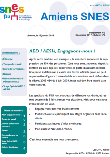 Publication sp√©ciale AED