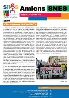 Bulletin n¬∞3 mars 2023