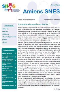 Septembre 2021 - Bulletin n¬∞1