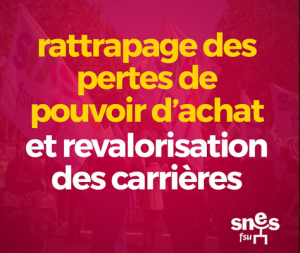 Stage le 14 décembre 2023 : Salaires, carrières, statut : Quelles évolutions ?