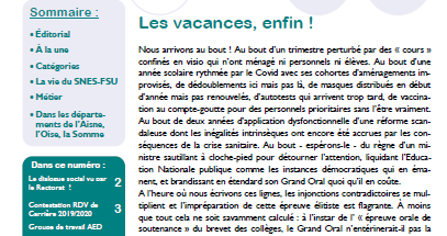 Juin 2021 - Bulletin n°4