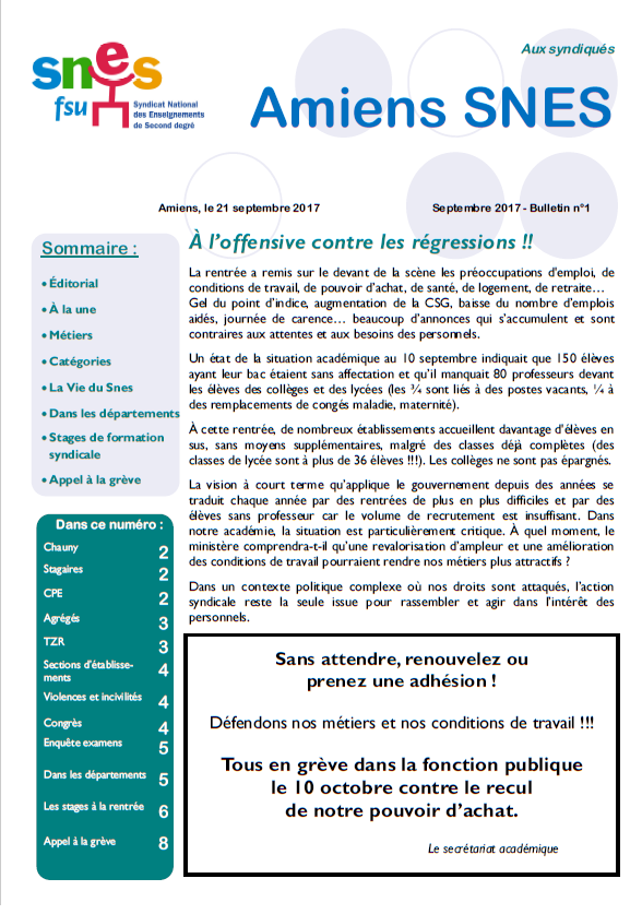 Publication n°1 - Septembre 2017