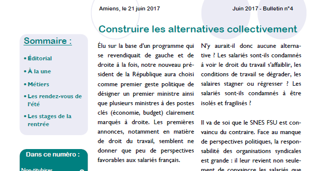 Publication n°4 - Juin 2017