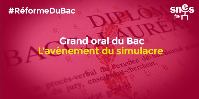 Réponse du rectorat à nos alertes sur l'organisation du grand oral