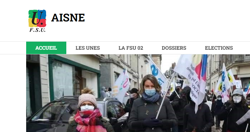 nouveau site internet FSU dans l'Aisne