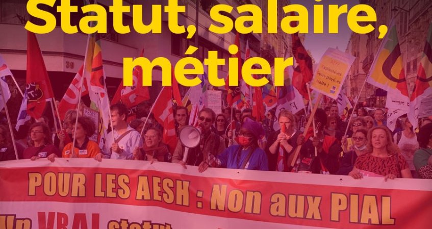 AESH en grève le 3 octobre